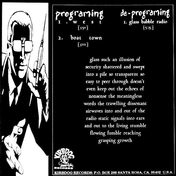 Glass Babble Radio : Dissonant Airwaves (7")