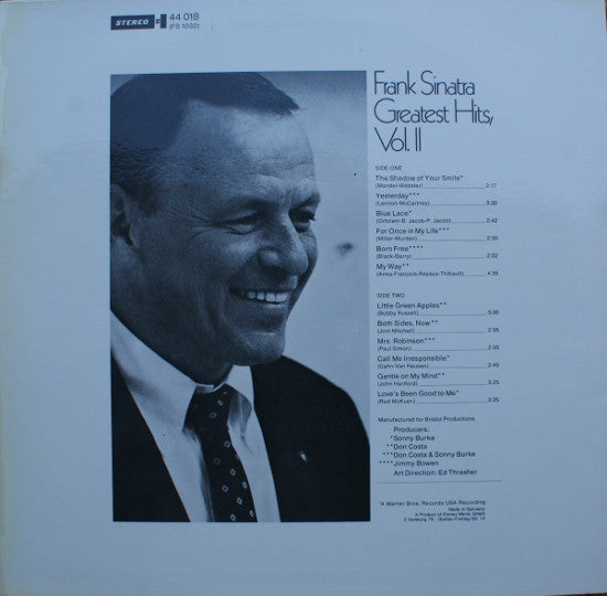 Frank Sinatra : Greatest Hits, Vol. II (LP, Comp)