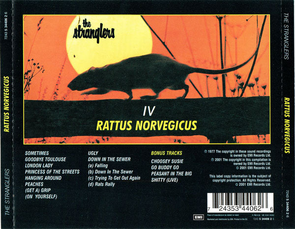 The Stranglers : IV / Rattus Norvegicus (CD, Album, RE, RM)