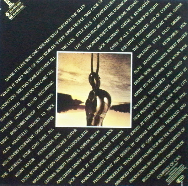 Robert Palmer : Maybe It's Live (LP, Album)