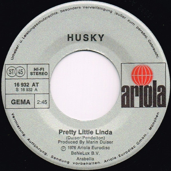 Husky (2) : Pretty Little Linda (7", Single)