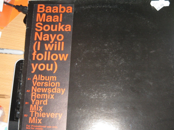 Baaba Maal : Souka Nayo (I Will Follow You) (12", Promo)