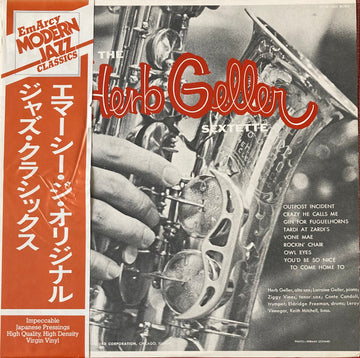 Herb Geller Sextette : The Herb Geller Sextette (LP, Album, Mono, RE)