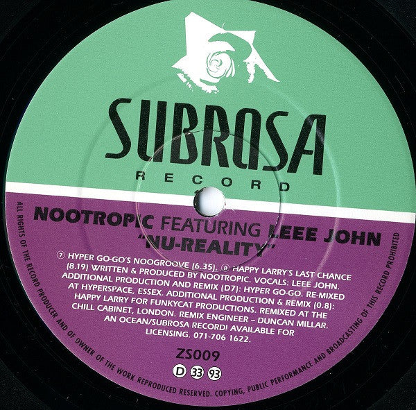 Nootropic : Nu-Reality (2x12")