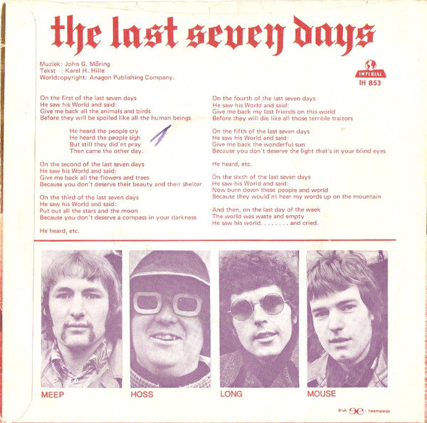 Unit Gloria : The Last Seven Days  (7", Single)