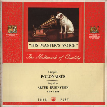 Frédéric Chopin Played By Arthur Rubinstein : Polonaises (LP)