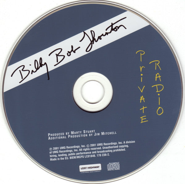 Billy Bob Thornton : Private Radio (CD, Album)
