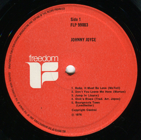 Johnny Joyce : Joyce's Choice Mixture (LP, Album)