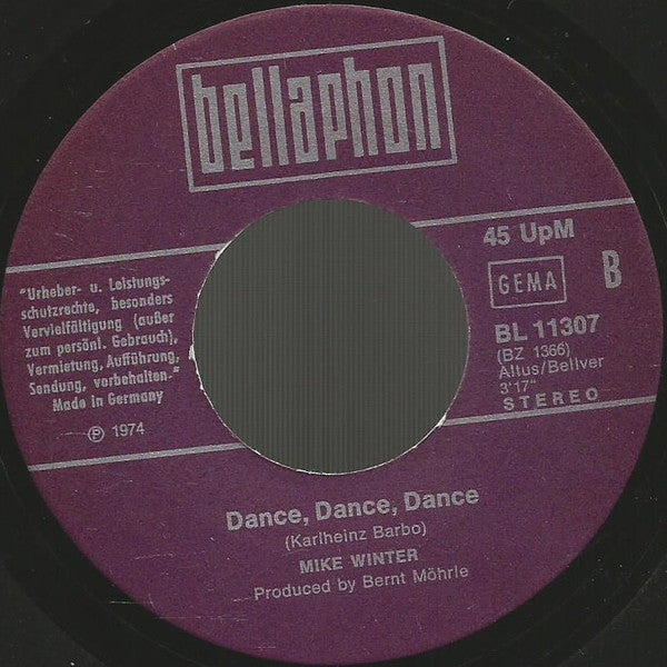 Mike Winter : Oh Wie Gut Bei Dir Zu Sein (Everything I Want To Do) (7", Single)