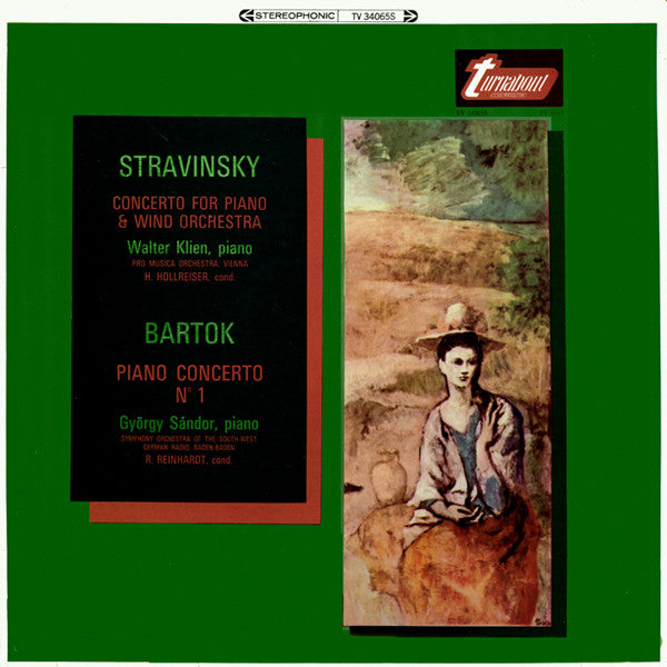 Igor Stravinsky, Béla Bartók : Concerto For Piano & Wind Orchestra / Piano Concerto Nº 1 (LP, Comp)