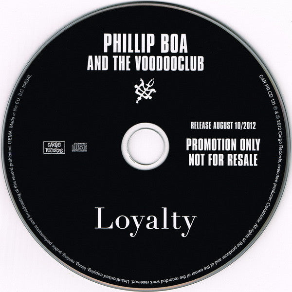 Phillip Boa And The Voodooclub* : Loyalty (CD, Album, Promo)
