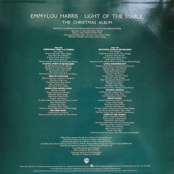 Emmylou Harris : Light Of The Stable (LP, Album)