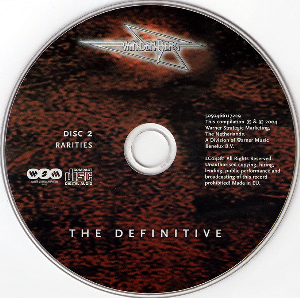Vandenberg : The Definitive Vandenberg (2xCD, Comp, RM)