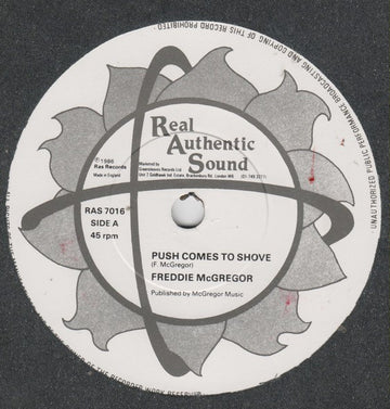 Freddie McGregor : Push Comes To Shove / Glad You're Here With Me (7", Single)