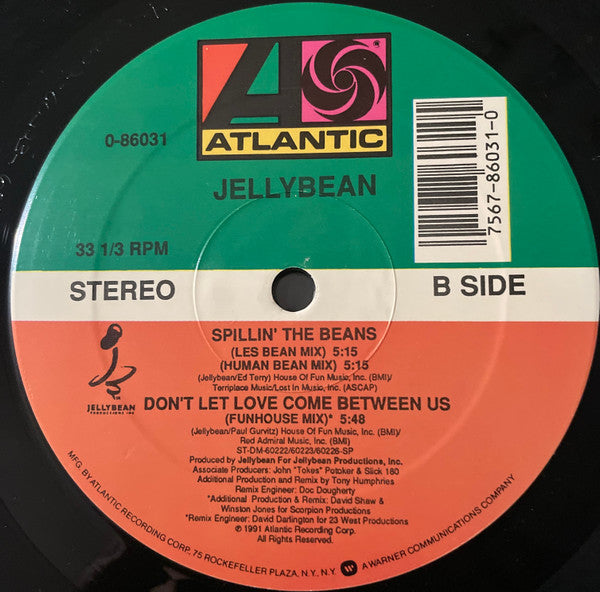 John "Jellybean" Benitez : Spillin' The Beans (12")