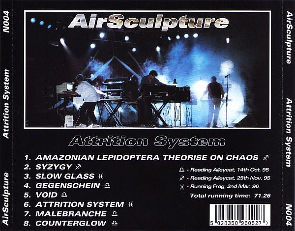 AirSculpture : Attrition System (CD, Album)