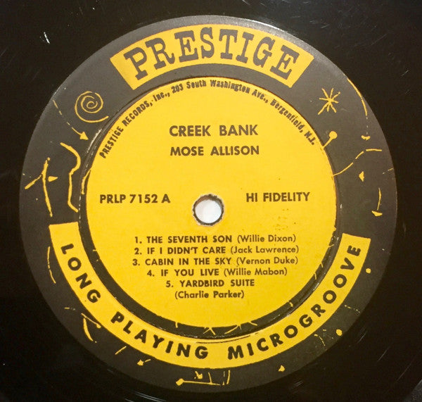 Mose Allison : Creek Bank (LP, Album, Mono, Abb)