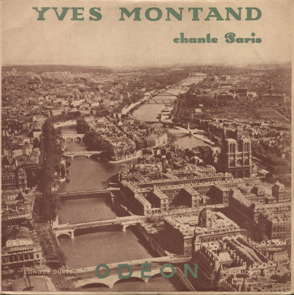 Yves Montand : Chante Paris (10", Album)