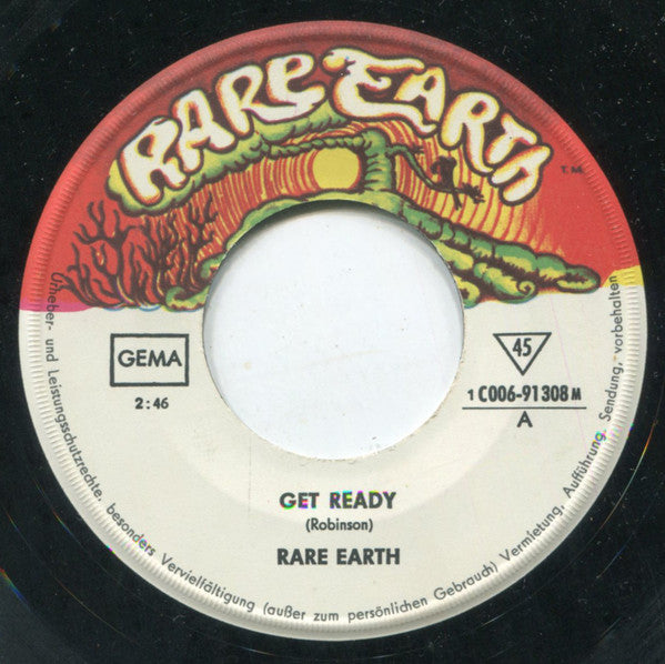 Rare Earth : Get Ready / Magic Key (7", Single, Mono)