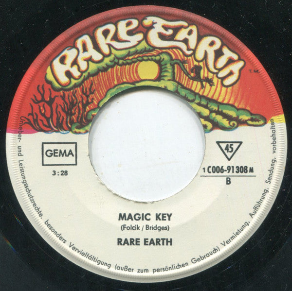 Rare Earth : Get Ready / Magic Key (7", Single, Mono)