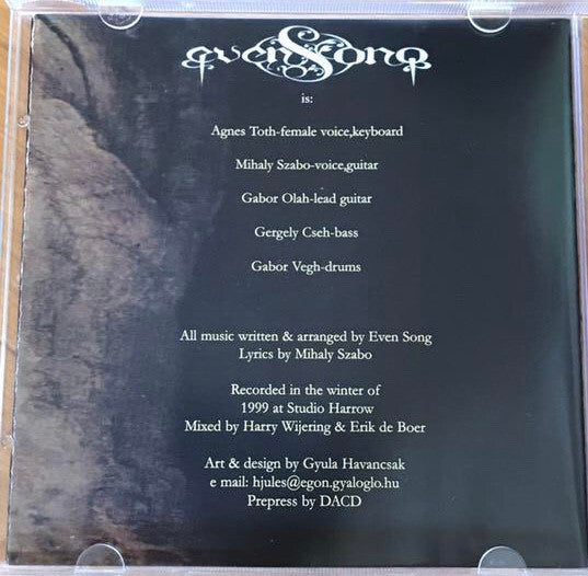 Evensong (2) : Of Man's First Disobedience (Expulsion From The Divine Abode) (CD, Album)