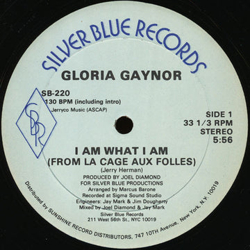 Gloria Gaynor : I Am What I Am (12", Hau)