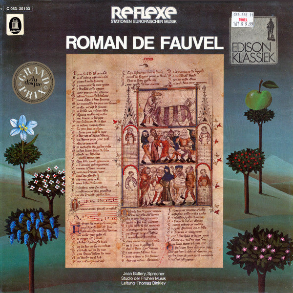 Jean Bollery, Thomas Binkley, Studio Der Frühen Musik : Roman De Fauvel (LP, RE)