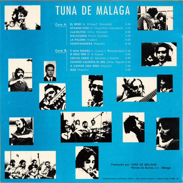 Tuna De Malaga : Tuna De Malaga (LP)