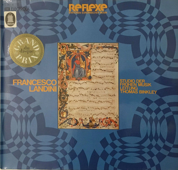 Francesco Landini - Studio Der Frühen Musik, Thomas Binkley : Francesco Landini (LP)