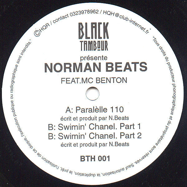 Norman Beats : Paralèlle 110 / Swimmin' Chanel (12")