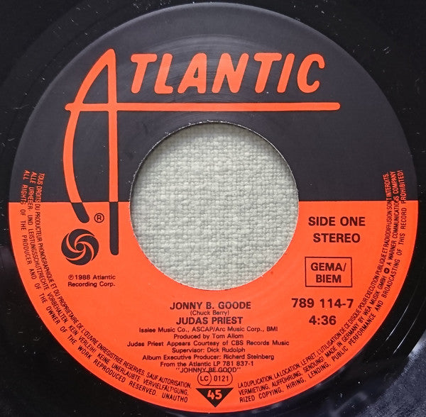 Judas Priest : Johnny B. Goode (7", Single)