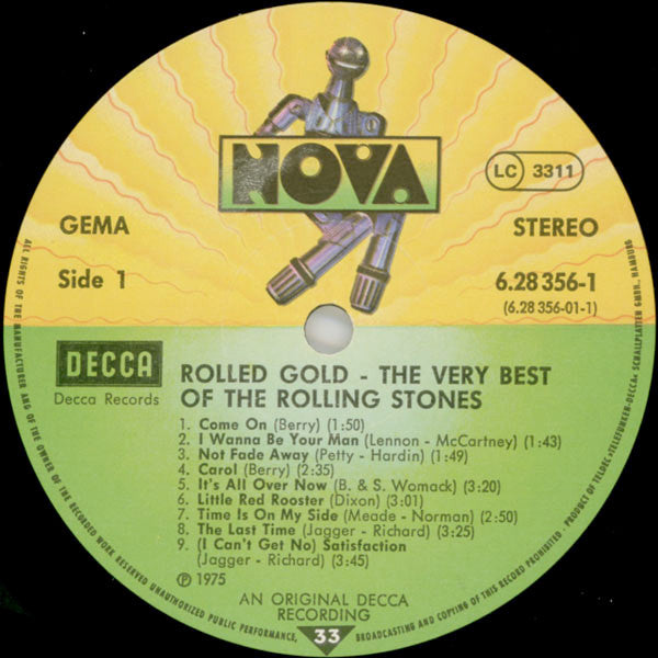 The Rolling Stones : Rolled Gold (The Very Best Of The Rolling Stones) (2xLP, Comp, RP, Gat)