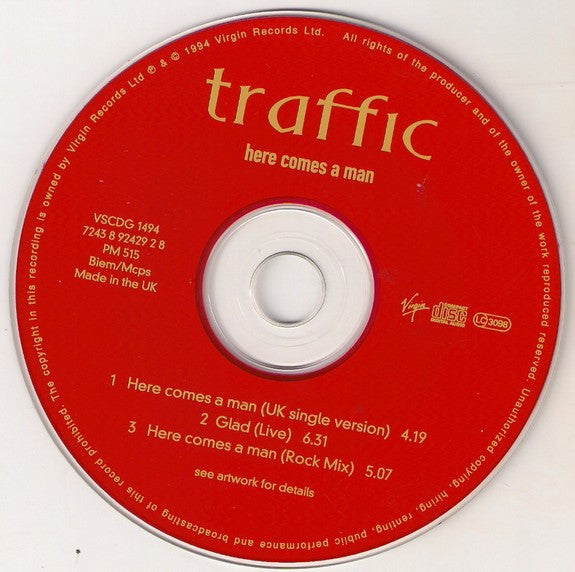 Traffic : Here Comes A Man (CD, Single, Dig)