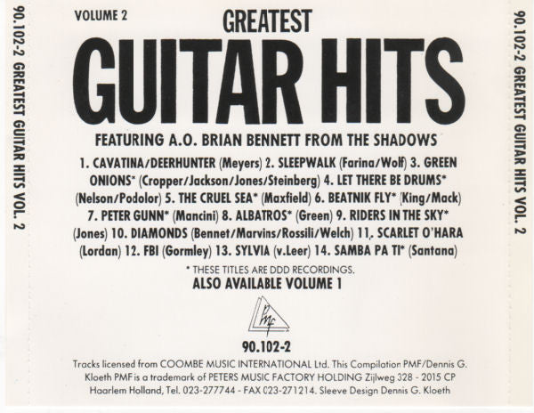 Unknown Artist : Greatest Guitar Hits Vol. 2 (CD, Album)
