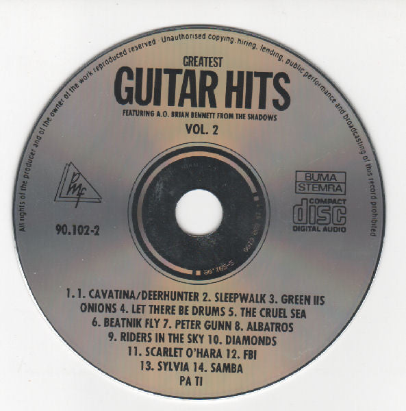 Unknown Artist : Greatest Guitar Hits Vol. 2 (CD, Album)