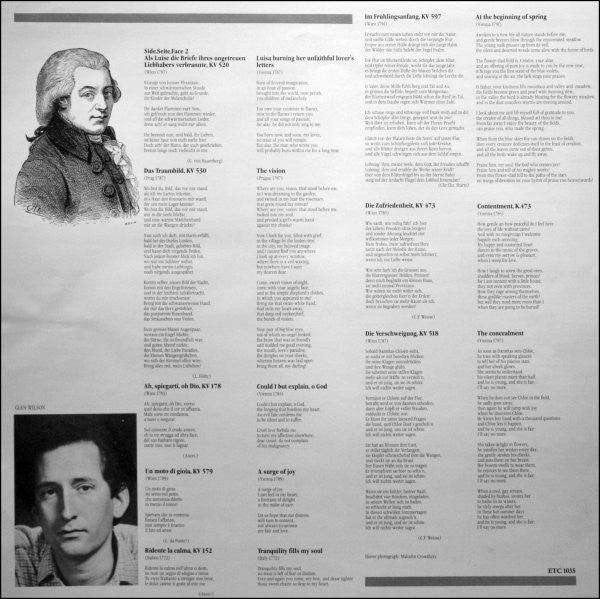 Mozart* : Roberta Alexander & Glen Wilson : Songs (LP)