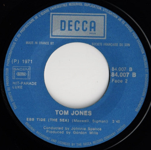 Tom Jones : Resurrection Shuffle (7", Single)