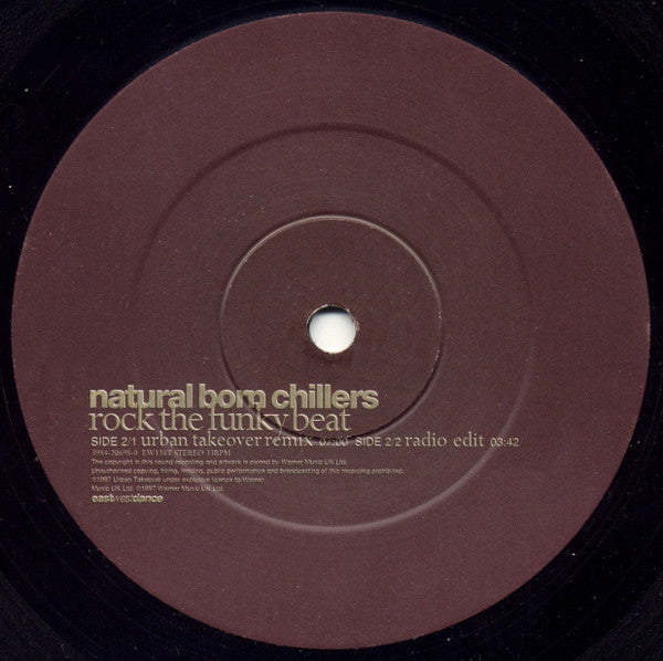 Natural Born Chillers : Rock The Funky Beat (12")
