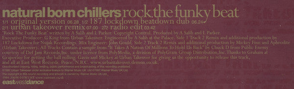 Natural Born Chillers : Rock The Funky Beat (12")