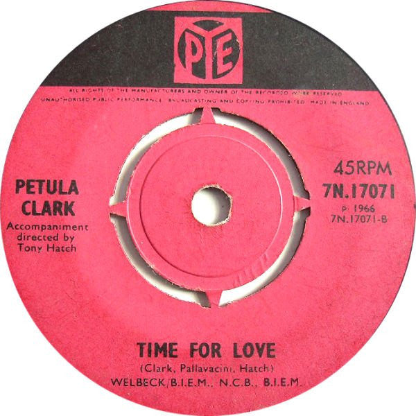 Petula Clark : A Sign Of The Times (7")