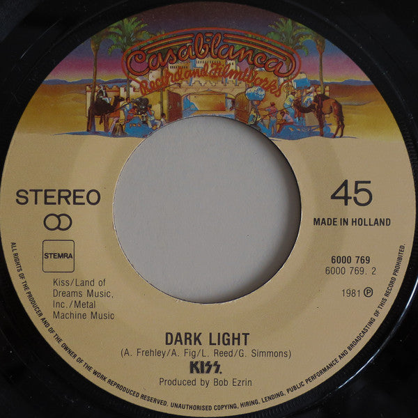 Kiss : A World Without Heroes (7", Single)