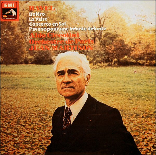 Maurice Ravel - Aldo Ciccolini, Orchestre De Paris, Jean Martinon : Boléro / La Valse / Concerto En Sol / Pavane Pour Une Infante Défunte (LP)