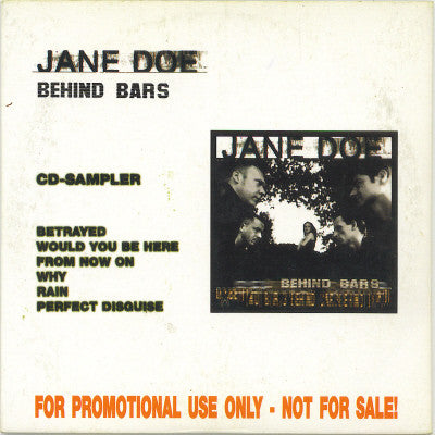 Jane Doe (2) : Behind Bars (CD, Promo, Smplr)