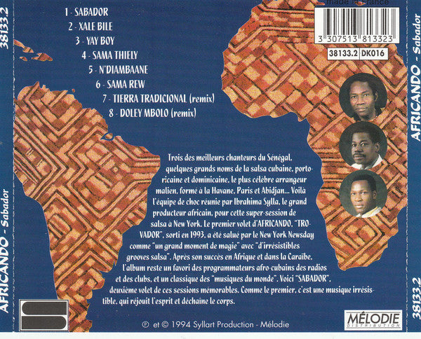 Africando : Sabador (Volume 2) (CD, Album)