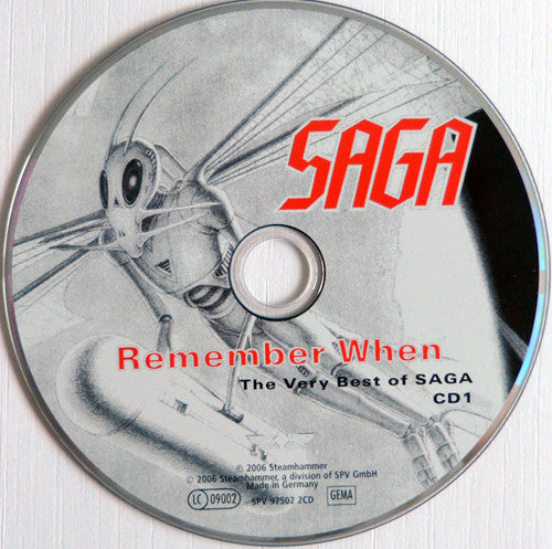 Saga (3) : Remember When - The Very Best Of Saga (2xCD, Comp)