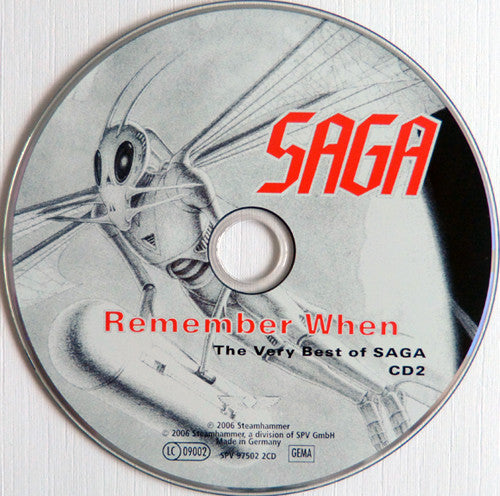 Saga (3) : Remember When - The Very Best Of Saga (2xCD, Comp)