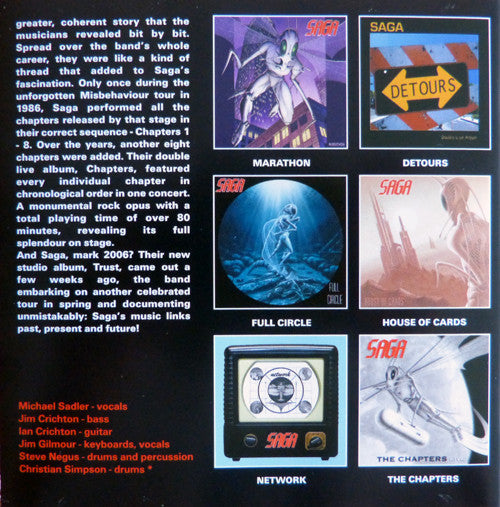 Saga (3) : Remember When - The Very Best Of Saga (2xCD, Comp)