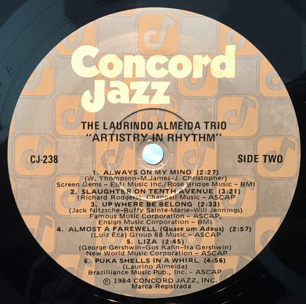 The Laurindo Almeida Trio : Artistry In Rhythm (LP, Album)