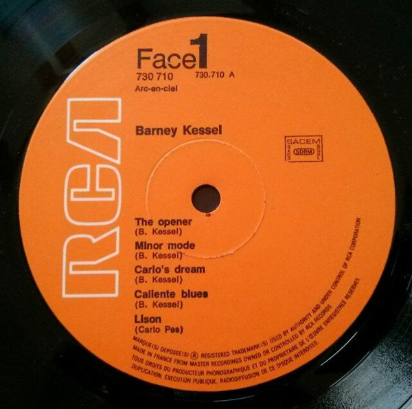 Barney Kessel : Barney Kessel (LP, Album)