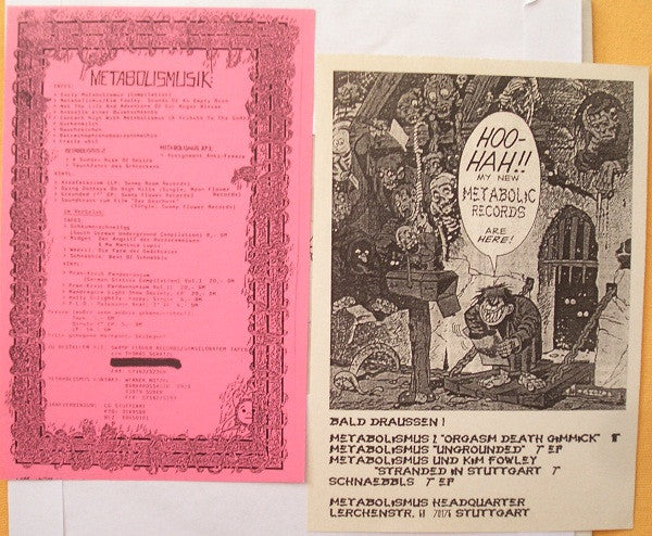 Metabolismus : Best Of Schnäbbls (7", EP, Ltd, Smplr)